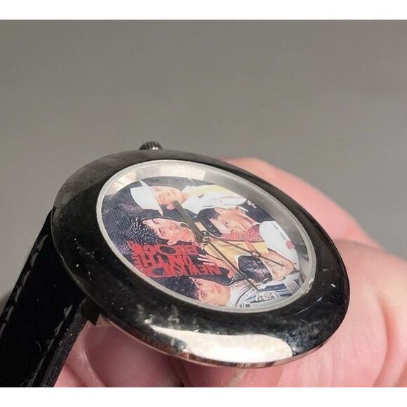 New Kids On the Block Watch Leather Strap Jacques Farel NKOTB Needs Battery 90s - Picture 9 of 16